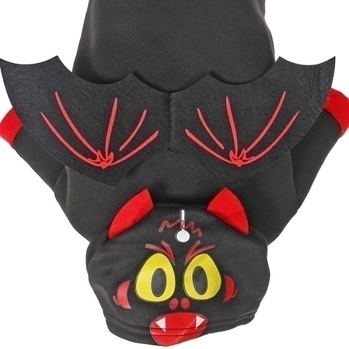 Кофта - толстовка с капюшоном для собак мелких пород Летучая мышь, размер XL (504026см) _13