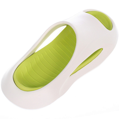 Шлепанцы мужские PRIME, цвет белый, зеленая стелька, р-р 44-45_4