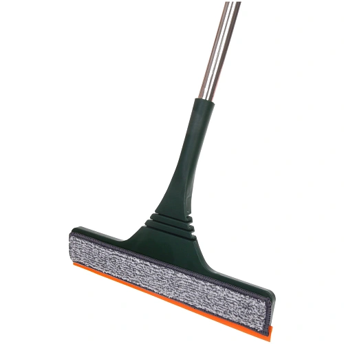 Окномойка для мытья стекол телескопическая ручка 120см губка 28см в комплекте две насадки_5