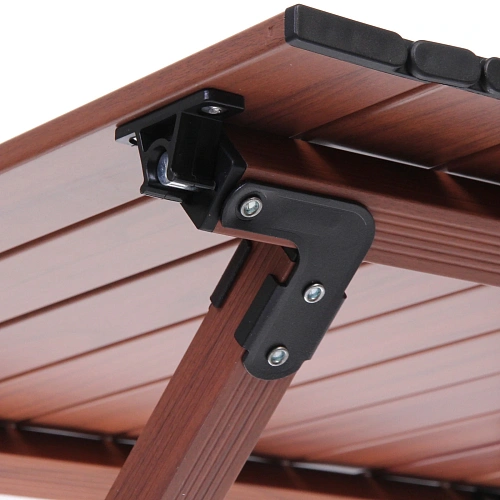 Стол кемпинговый складной DC-5003, 1145943 см,  цвет орех, каркас алюминий, Турист Мастер_10