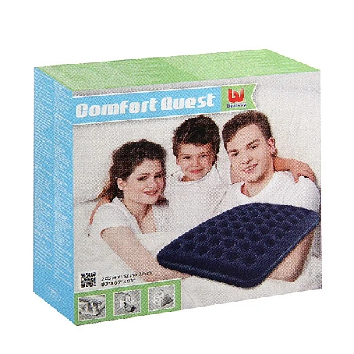 Bestway Матрас Flocked Air Bed 20318322см, цв синий (67004N)_7