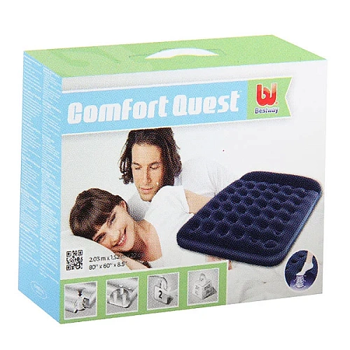 Bestway Матрас Easy Inflate Flocked Air BedTwin 188х99х22см (67224N)_1