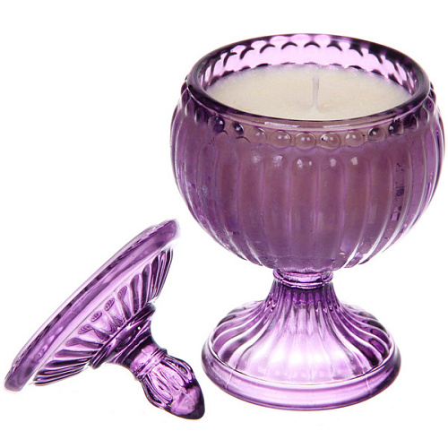 Свеча в стакане Арабская ночь 8,515 см, Сиреневый_4