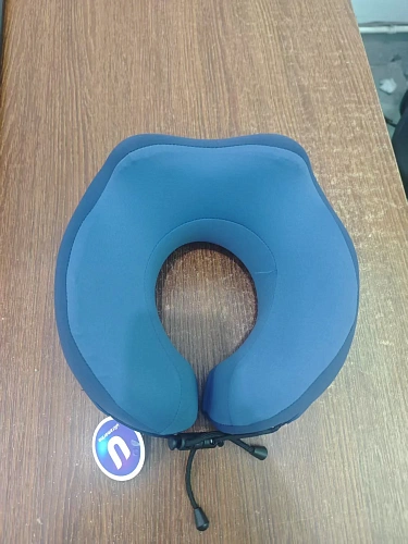 Подушка дорожная "TRIP - Dream", мемори-эффект, цвет синий