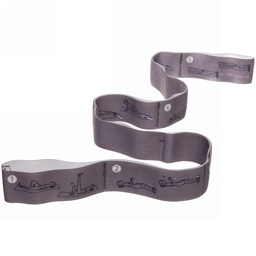 Резинка для фитнеса Stretch 954 с упражнениями, микс_25