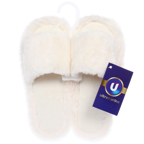 Тапочки женские домашние HOME, цвет белый, р-р 36-37_6