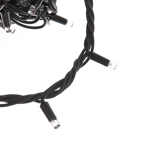 Гирлянда для улицы 25м 300 ламп LED чёрный провод, 8 реж, IP-54, Теплый белый (возможность соединения)_9
