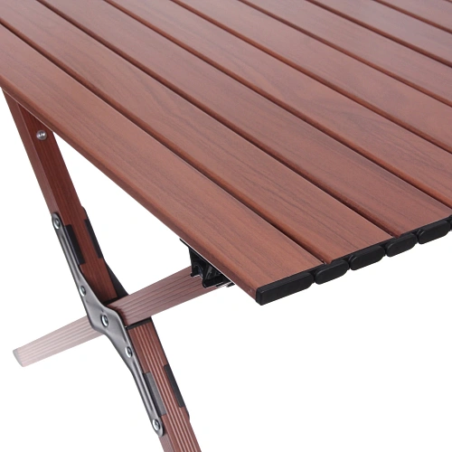 Стол кемпинговый складной DC-5003, 1145943 см,  цвет орех, каркас алюминий, Турист Мастер_6