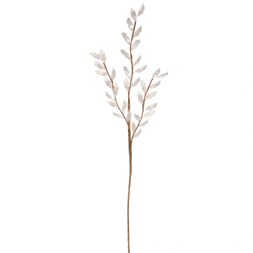 Ветка декоративная "Блеск камней" 63 см, Золото