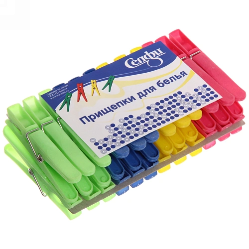 Прищепки бельевые Селфи (24шт) 249