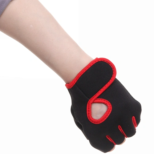 Перчатки для фитнеса, р-р L, красный_5