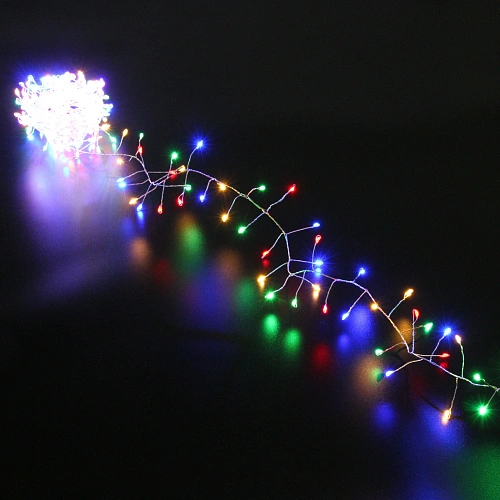 Гирлянда для дома 2,0 м 150 ламп LED  Мишура, IP-40, Мультицвет_12