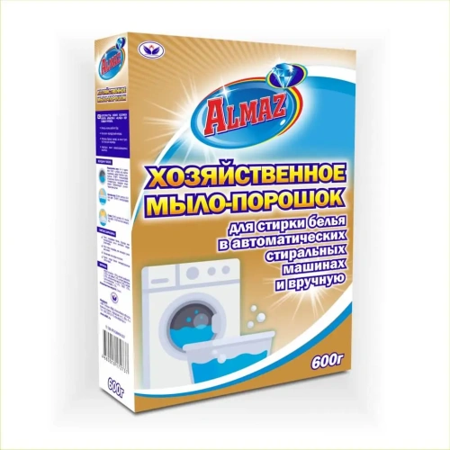 Мыло-порошок ALMAZ хозяйственное автомат/ручная стирка 600 г