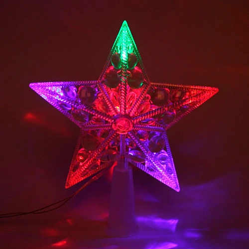 Фигура светодиодная ЗВЕЗДА ДЛЯ ЁЛКИ Фантазия mini 10 ламп LED, 15 см, RGRB_4