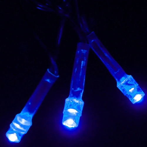 Гирлянда для дома  5,5м 50 ламп LED прозрачпров Синий_9