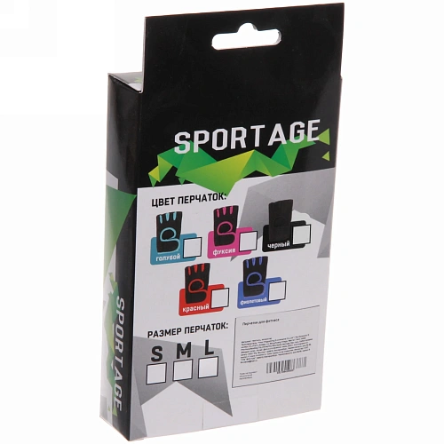 Перчатки для фитнеса, р-р L, черный_7