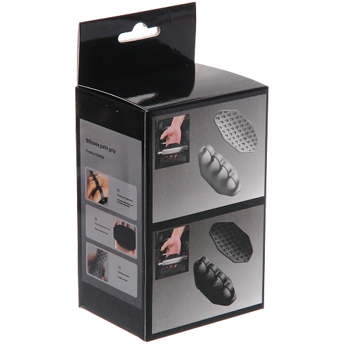 Спортивные накладки на ладони XM-001, мужские, силикон, цвет черный_5