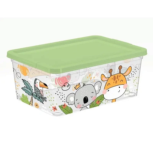 Контейнер для хранения мелочей с крышкой GIRAFFIX 25,9*18,2*10,6см, 3,5л