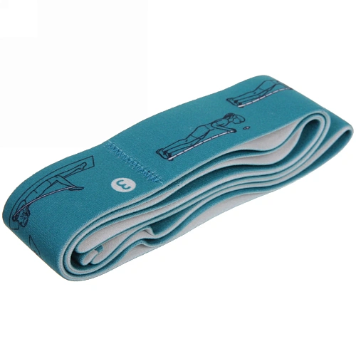 Резинка для фитнеса Stretch 954 с упражнениями, микс_18