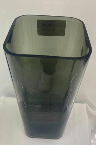 Ваза стеклянная "GREY GLASS" 11*33см