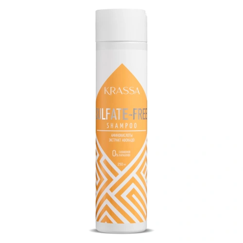 Шампунь для волос KRASSA Professional Sulfate-free  бессульфатный, 250мл