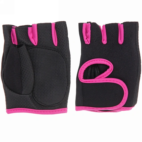 Перчатки для фитнеса, р-р M, фуксия_3