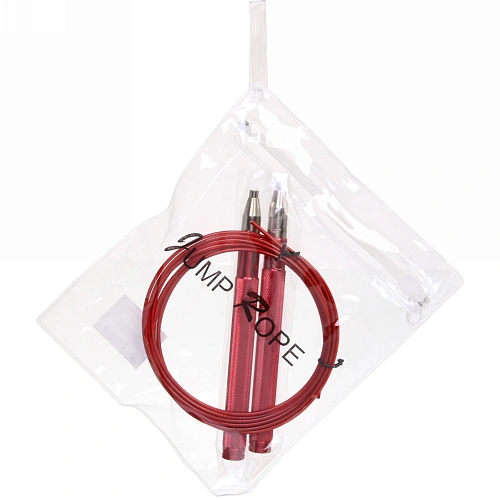 Скакалка Sportage Athlete, 2,7 м, красный_4