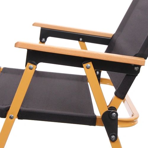 Кресло складное с подлокотниками до 100 кг DC-6008, 544358 см, цвет чёрный, Турист Мастер_8