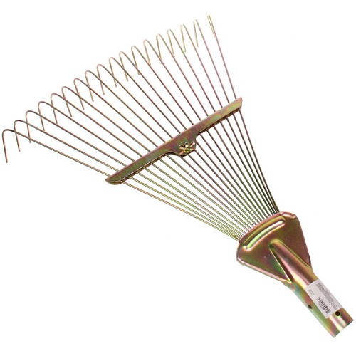 Грабли веерные проволочные оцинкованные 18 зубьев 460460мм_3