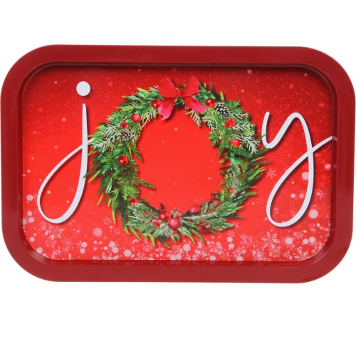 Поднос жестяной 34*23см "JOY"