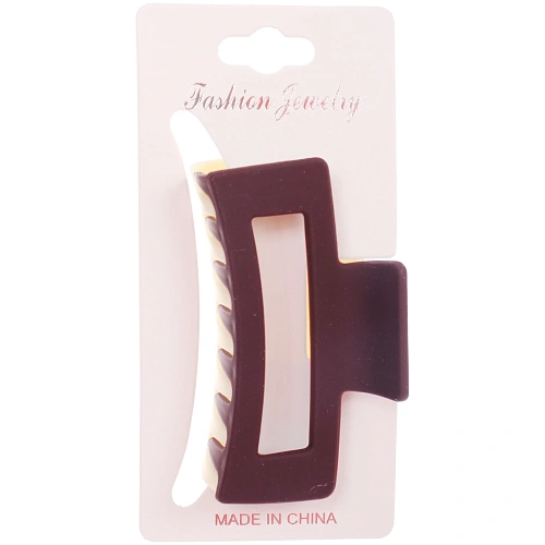 Заколка - краб для волос на блистере MALIBU, цвет микс, 10см  _13