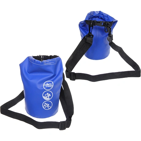 Гермомешок армированный 2л синий ПВХ