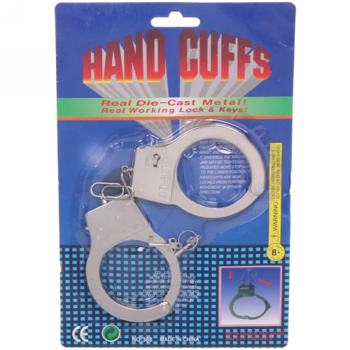 Карнавальный аксессуар "Наручники полицейского" 16*25 см