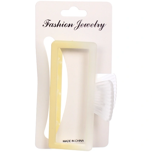 Заколка-краб для волос Мон Ляруш, рыбка, микс 6 цветов, 9,5см (Блистер)_10