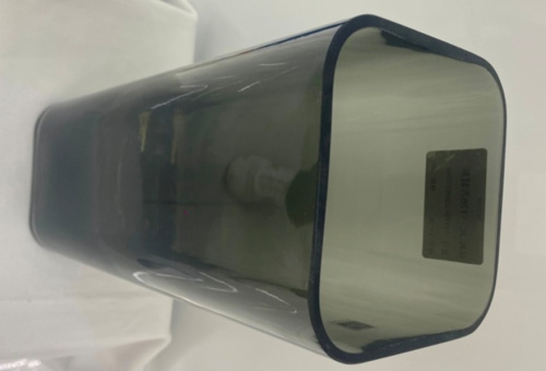 Ваза стеклянная "GREY GLASS" 11*28см