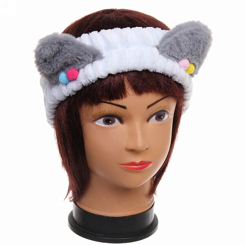 Повязка на голову Кокетка - Кошечка, микс 6 цветов, 206см_5