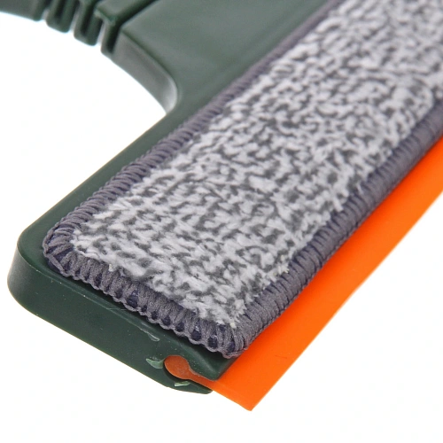 Окномойка для мытья стекол телескопическая ручка 120см губка 28см в комплекте две насадки_7