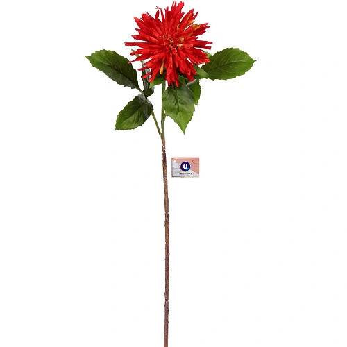 Цветок искусственный "Natur" 74см Хризантема красная