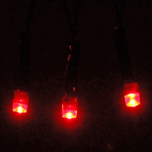 Гирлянда для дома  1,5м 12 ламп LED зелёный пров Красный_10