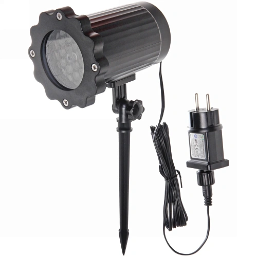 Диско-шар для улицы Хоровод снежинок, авторежим, 220V (цветные снежинки)_3