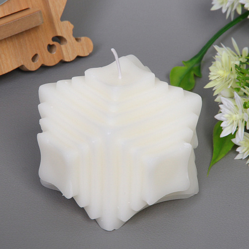 Свеча Геометрия 7575 , Белый_4