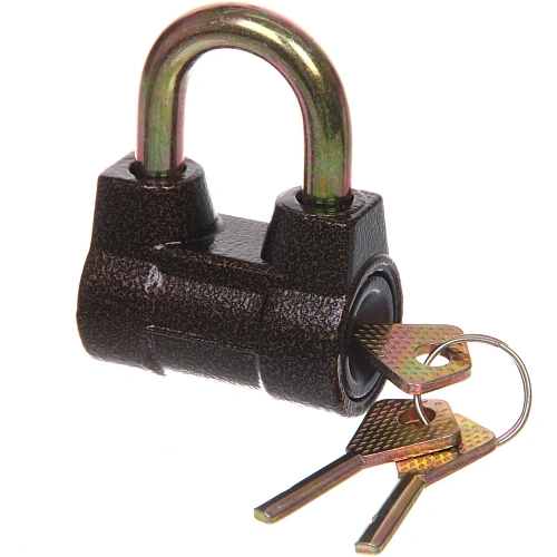 Замок навесной Стражник 60мм короткая дужка, блистер_3