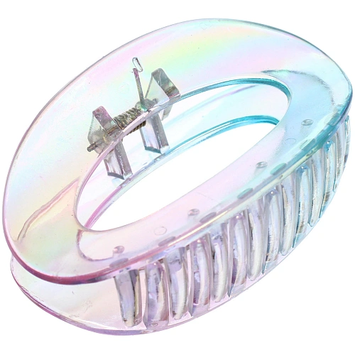 Заколка-краб для волос Мон Пион, овал, микс 6 цветов, 9,5см (Блистер)_11